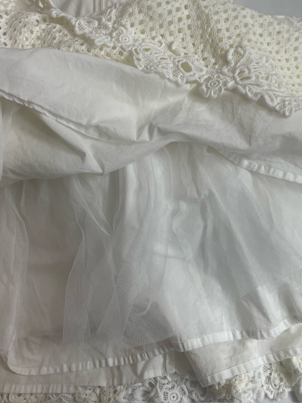 Eliza J Women’s Cream Eyelet V-Neck Midi Dress Size 12 - Picture 8 of 16
